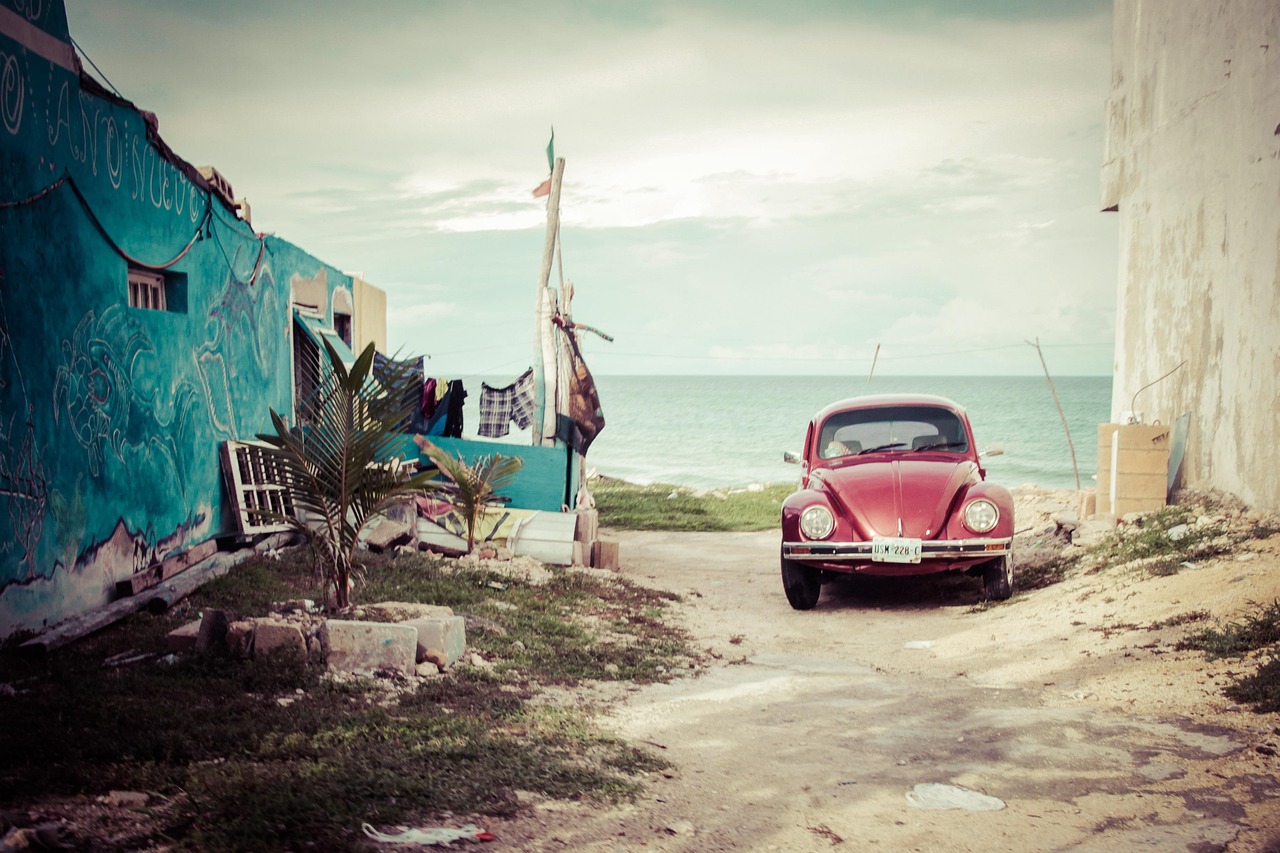car, volkswagen, old, beetle, mexico, vehicle, vw beetle, car wallpapers, red car, automobile, automotive, transportation, parked car