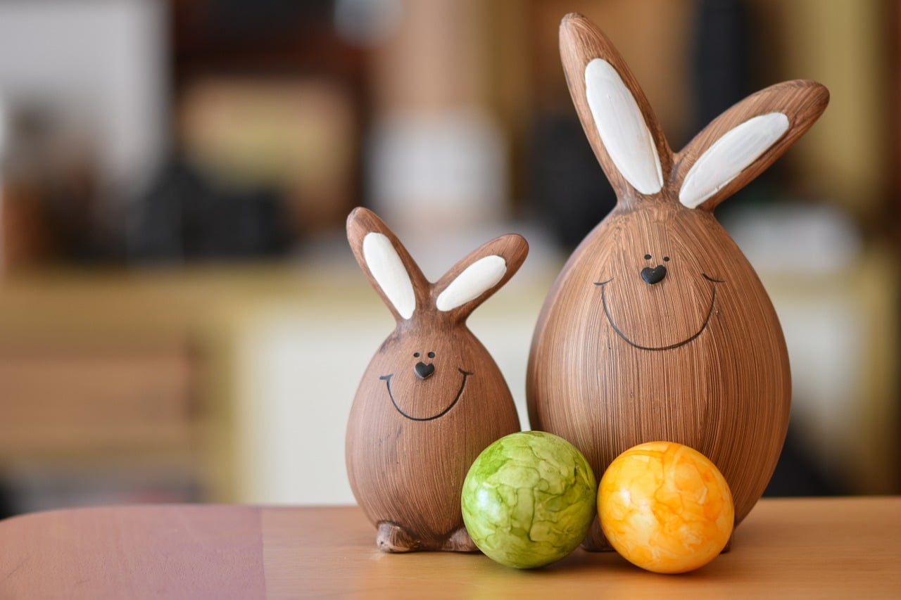 easter, easter eggs, rabbit, eggs, multicoloured, coloured, easter festival, colorful, spring, cute, nature, easter bunny, multi coloured, colored