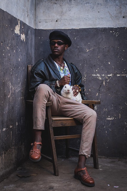 fashion, model, style, fabric, man, bold, culture, pet, africa, black, rabbit
