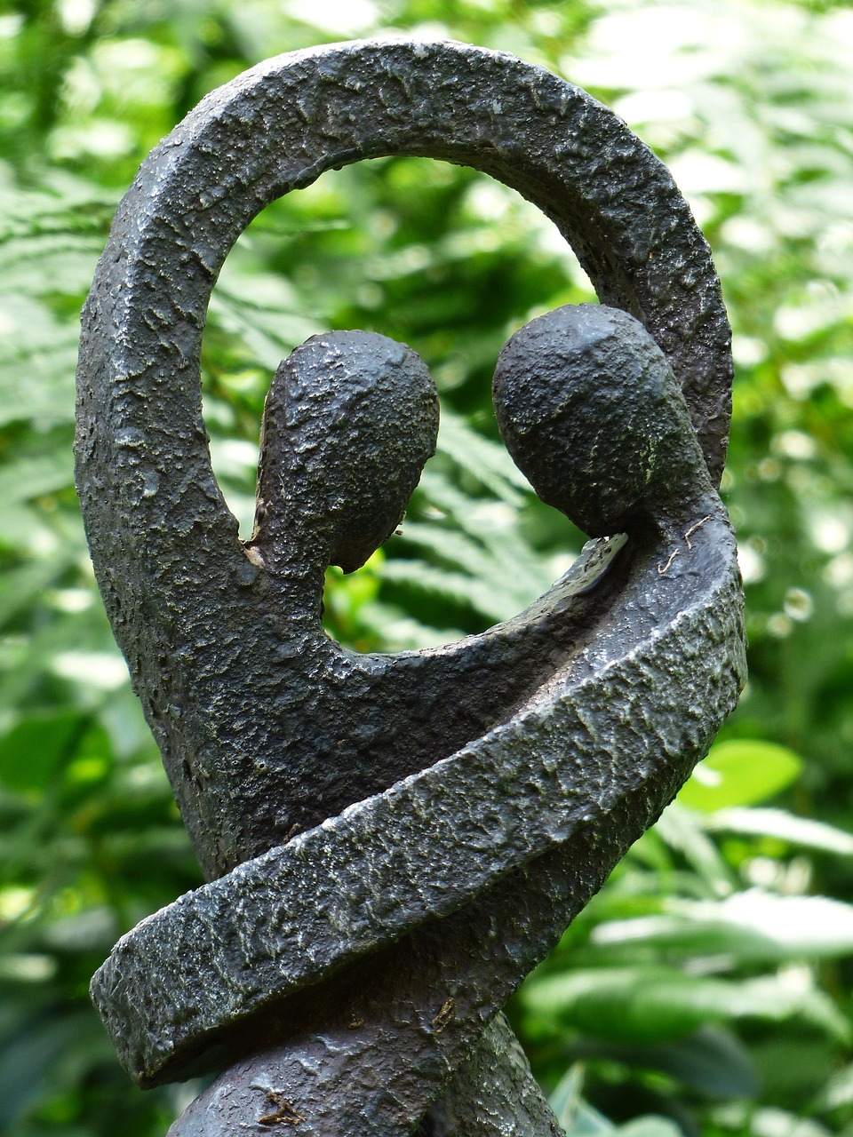 few, lovers, togetherness, together, as a couple, two, figure, garden figure, sculpture, harmony, devoured, pair, into each other, people, symbol, romance, in love, happy, love, man, woman, metal, statue, bronze, iron, cast iron, cast iron figure, sculpture, harmony, harmony, harmony, harmony, harmony, love, cast iron