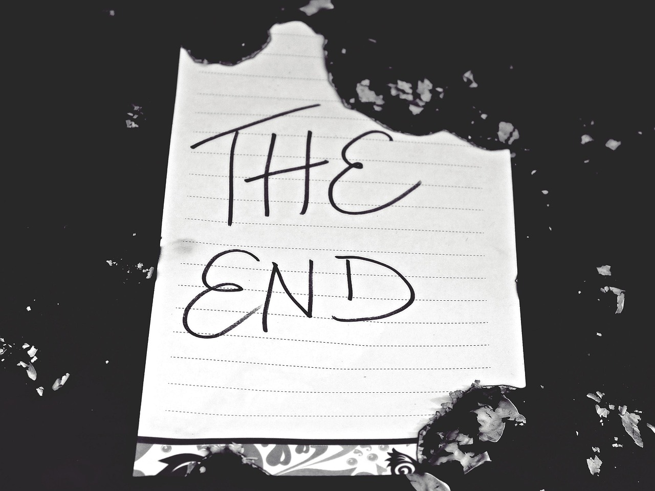 the end, note, stickies, memo, ash, memory, news, writing, saying, quote, a notice, paper, communication, message, transmission, information, announcement, info, proclamation, burned, the end, the end, the end, the end, the end
