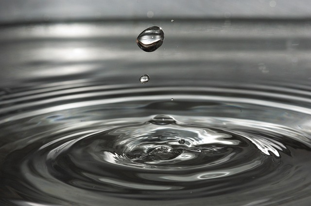 water, water drop, ripples, wave, small wave, droplet, nature, drip, drop of water, liquid